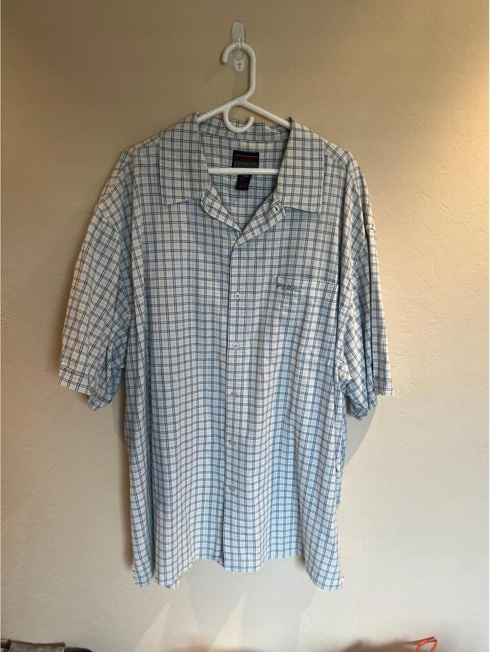 FUBU short sleeve button down shirt